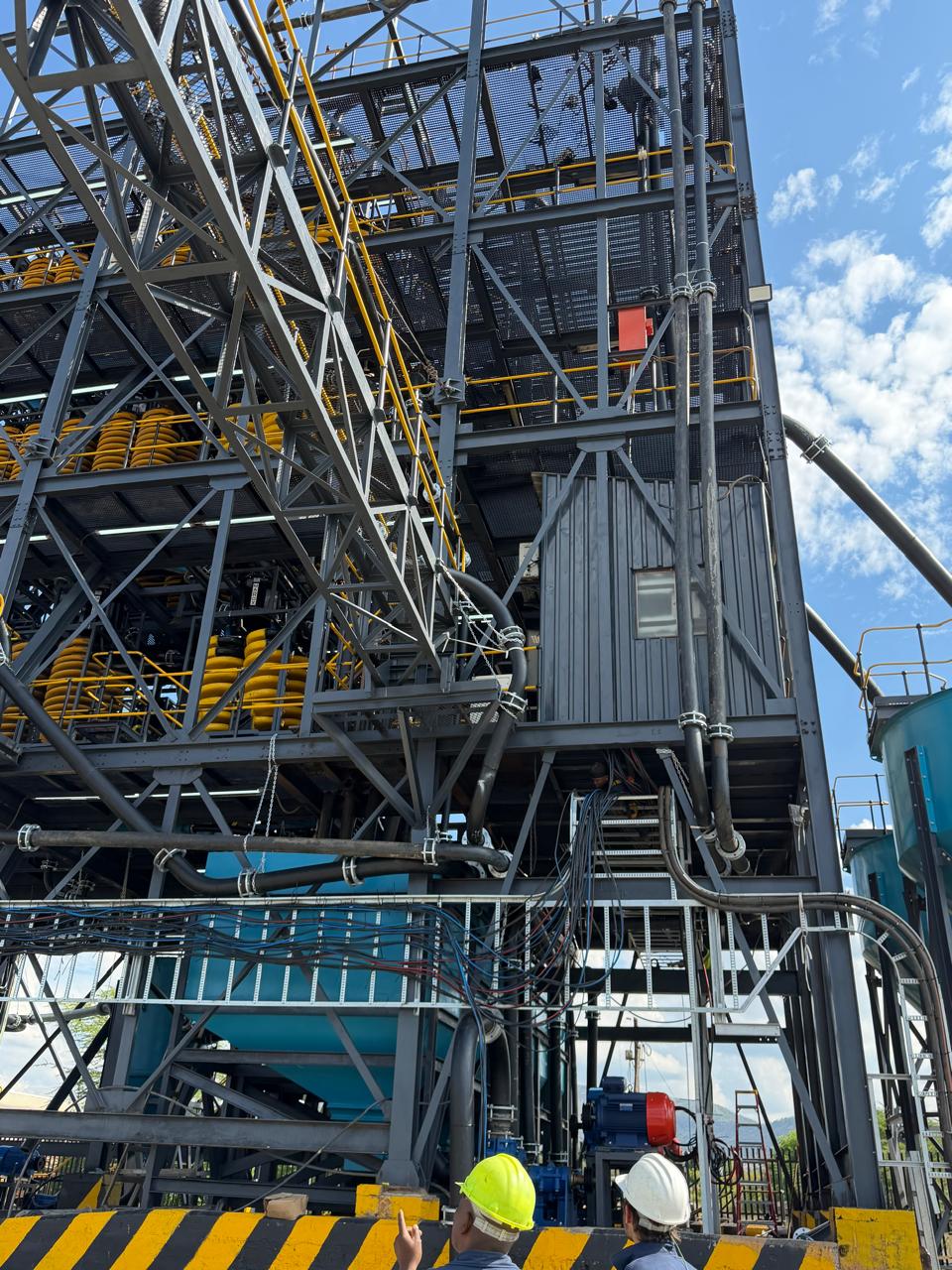 New washplant tower structure — upgraded 2026